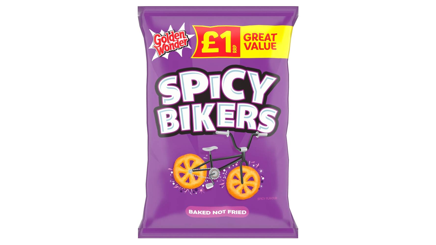 Golden Wonder Spicy Bikers Spicy Flavour 50g