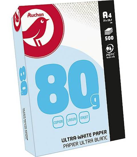 Ramette de papier x500 auchan 80g