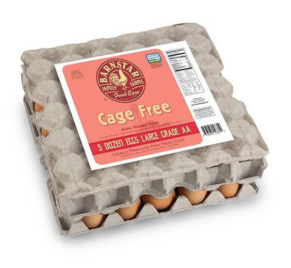 Wilcox Family Farns Cage Free Large Grade Aa Brown Eggs (60 ct)
