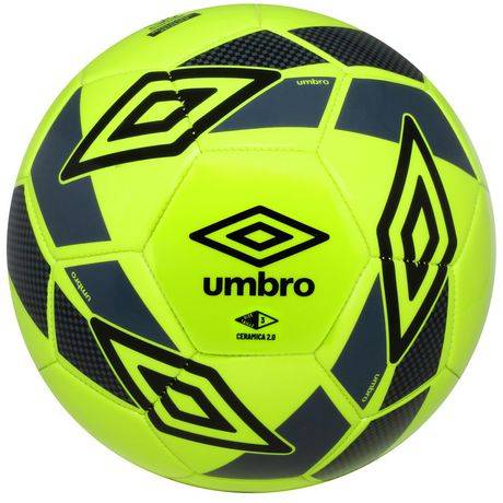 Jaune Ballon de Soccer Umbro Ceramica (Taille: 3)