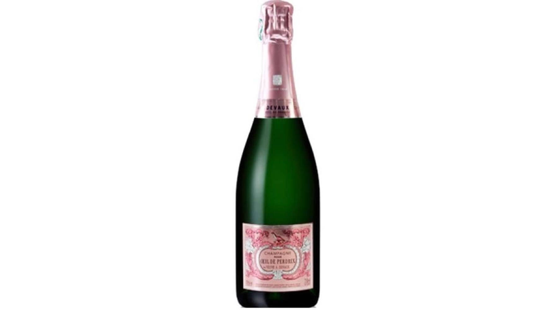 Champagne Devaux - Vin rosé brut oeil de perdrix AOP (750 ml)