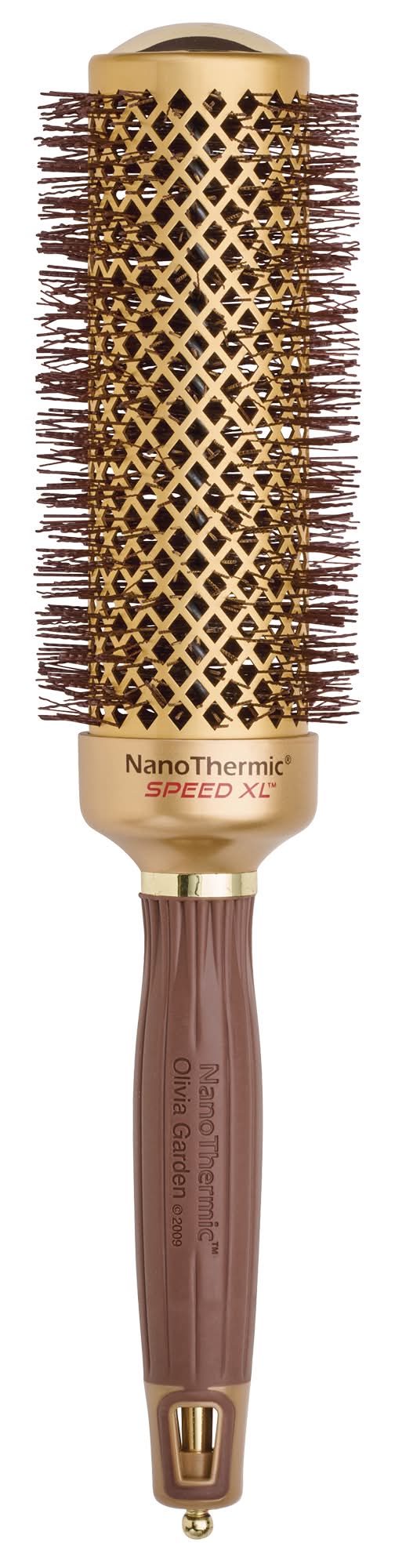 Olivia Garden Nanothermic Ceramic + Ion Thermal Speed Xl Hair Brush, 1 3/4 in
