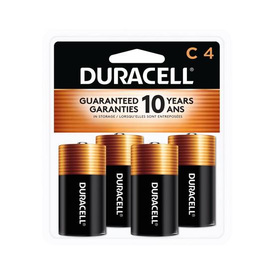 Duracell Coppertop C Alkaline Batteries, 4 ct