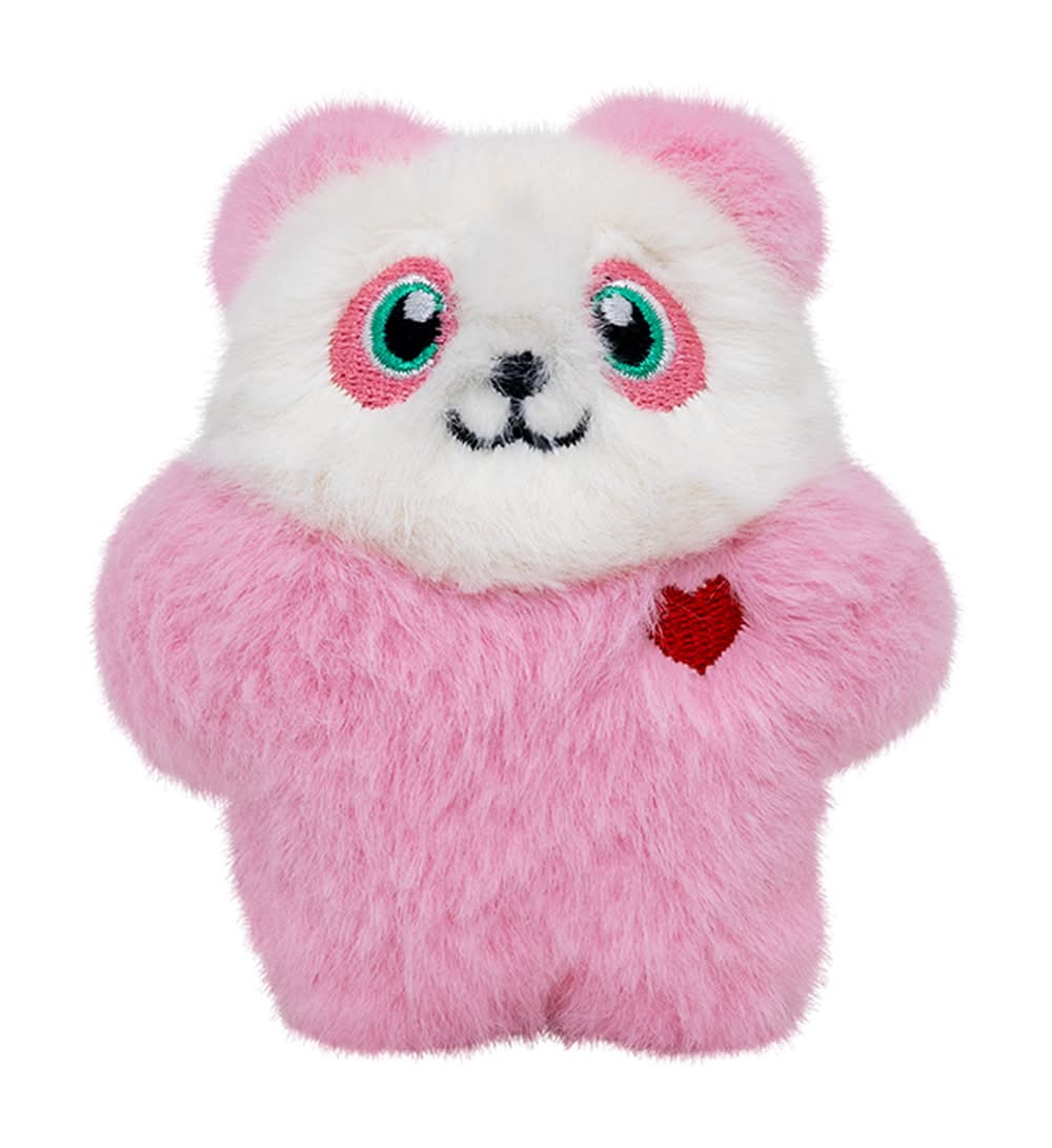 KONG Valentines Snuzzles Mini Panda (Color: Pink)