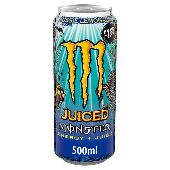 Monster Juiced Aussie Lemonade Style 500ml