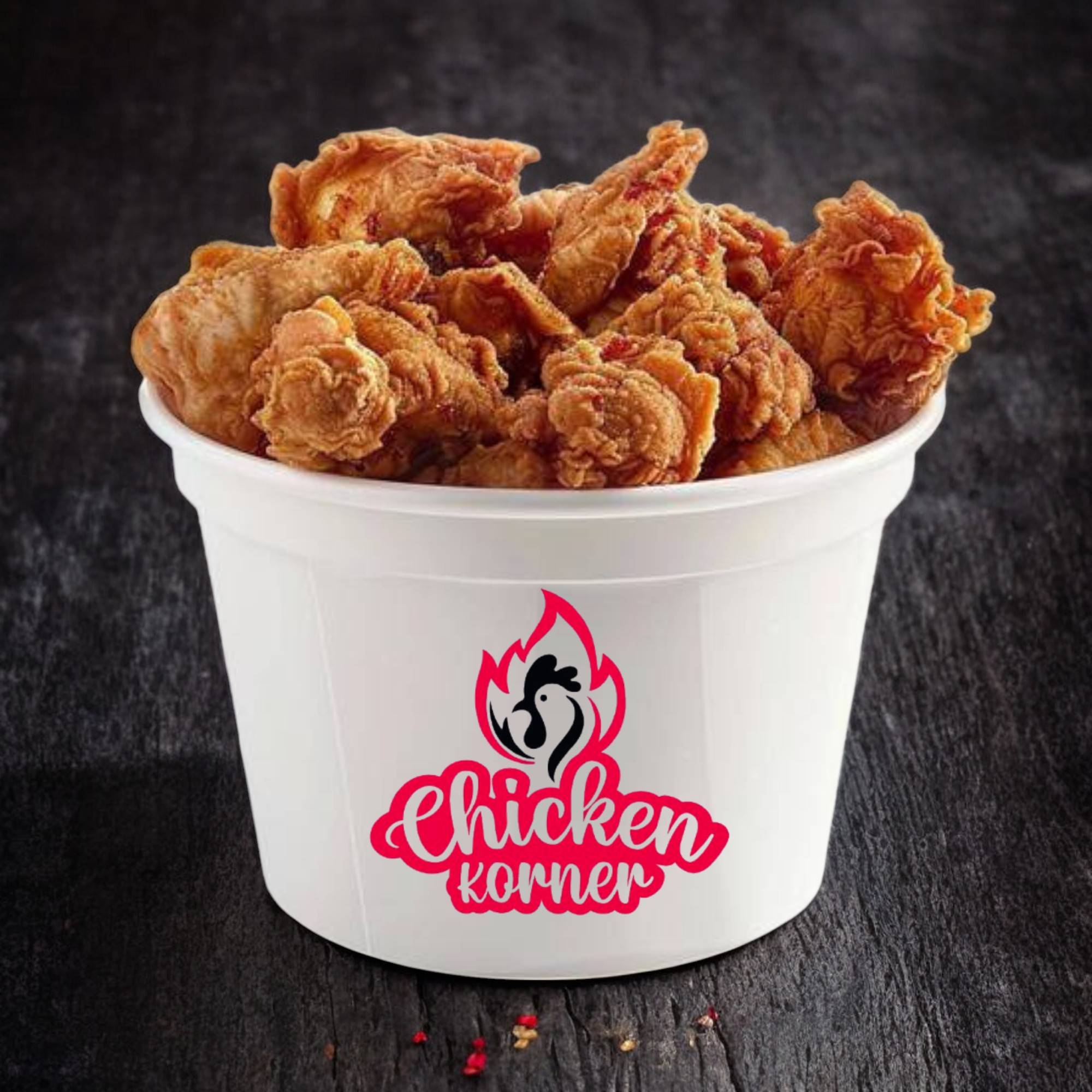 Bucket Hot Wings x 50