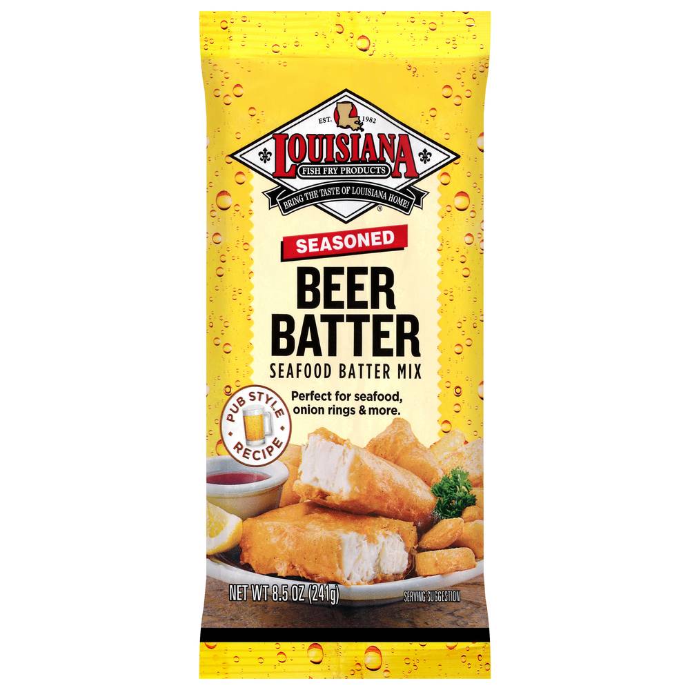 Louisiana Seasoned Beer Seafood Batter Mix