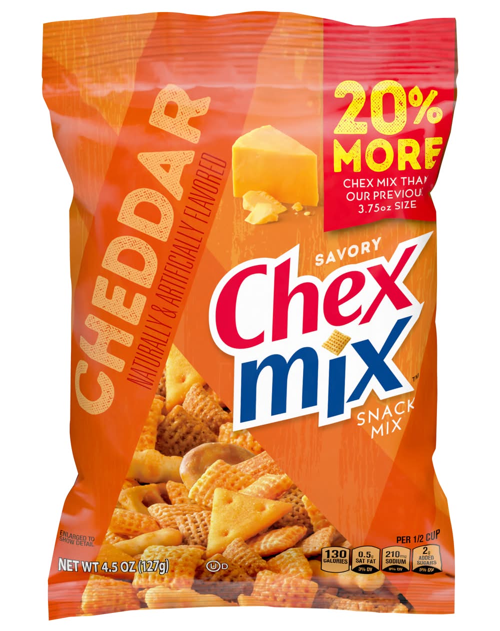 Chex Mix Savory Snack Mix, Cheddar (4.5 oz)