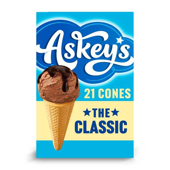 Askeys Round Cornets/Cones x21