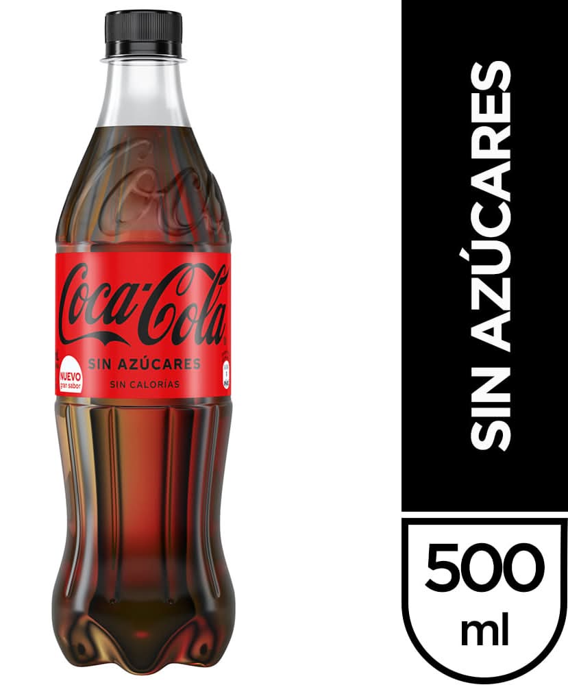 Cc coca cola sin azucar 500ml