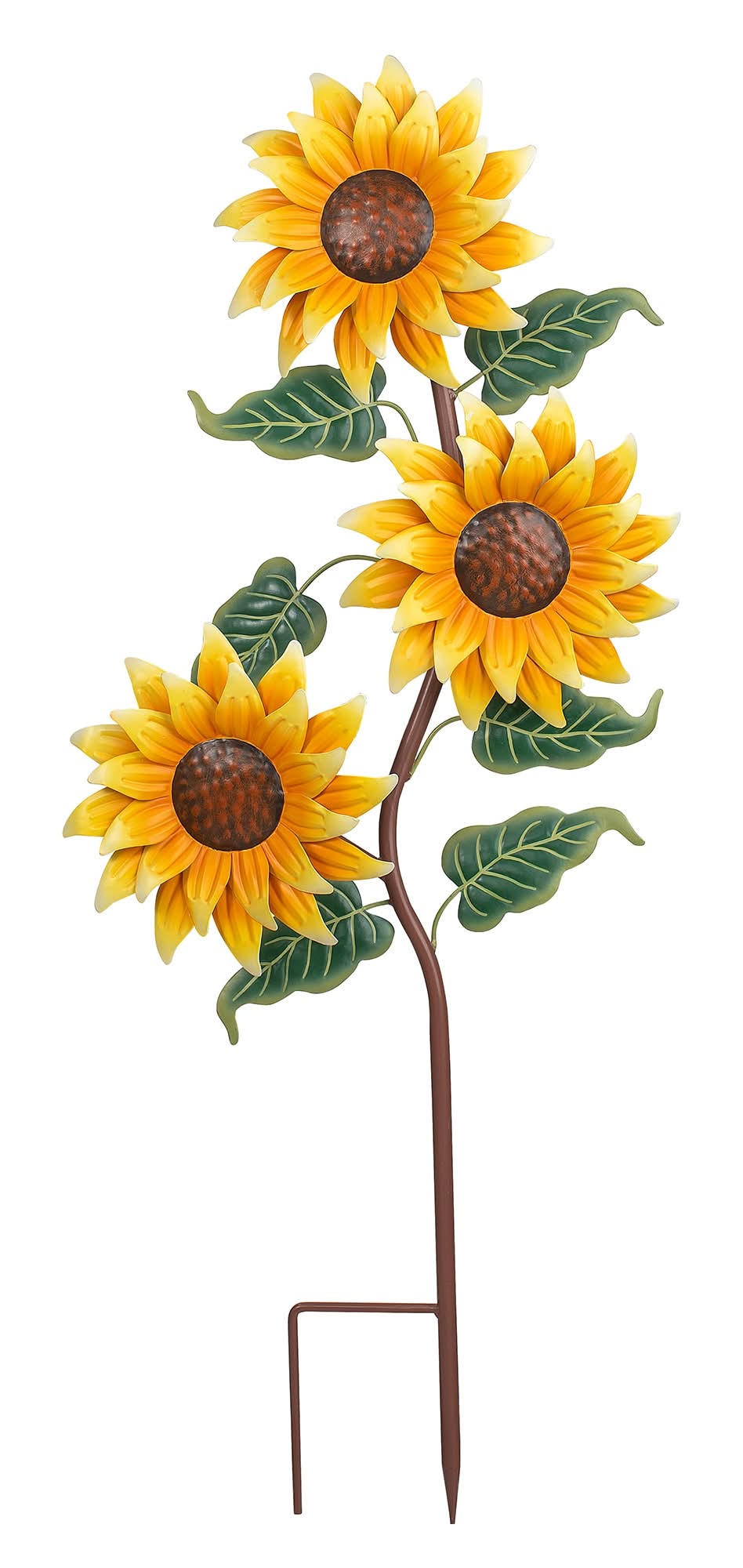 Holiday Living 3-ft Sunflowers Metal Yard Stake