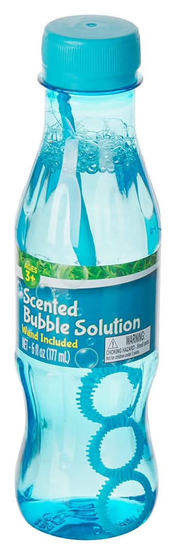 Scented Bubble Solution Bottle With Wand, Assorted