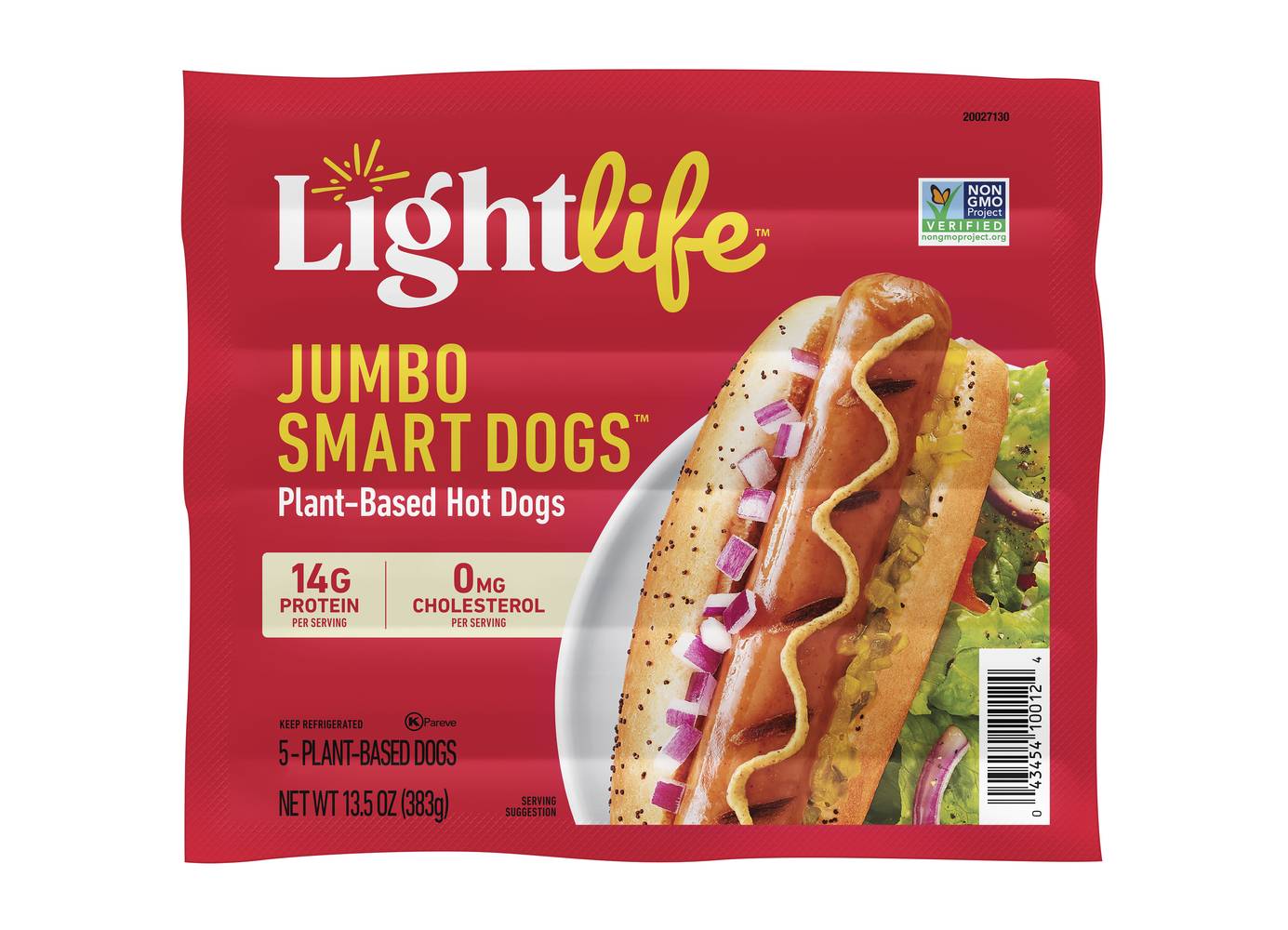 Lightlife Plant-Based Jumbo Smart Dogs (13.5 oz)