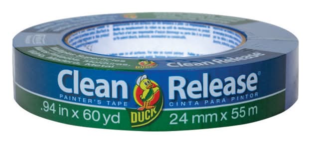 Duck Clean Release .94 In. W X 60 Yd L Blue Medium Strength Painter'S Tape 1 Pk