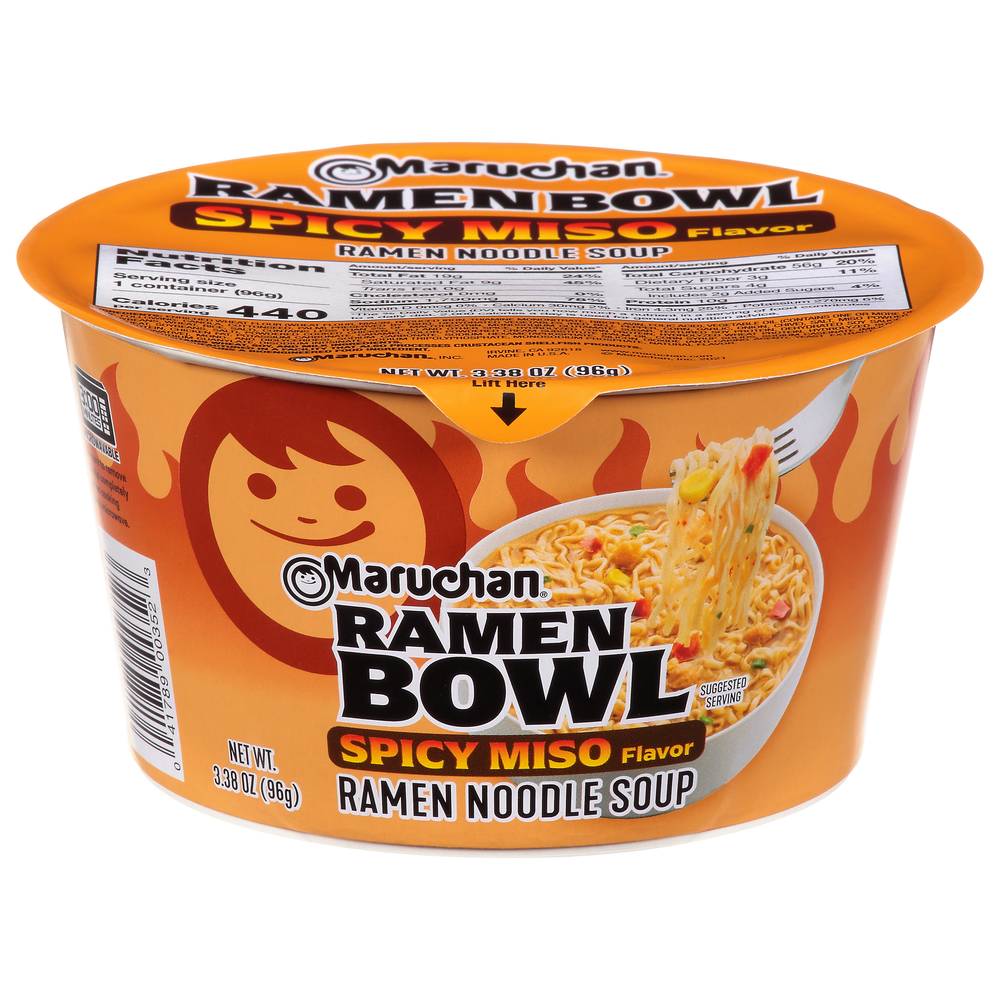 Maruchan Taste Of Asia Spicy Miso Chicken Flavor Ramen Bowl