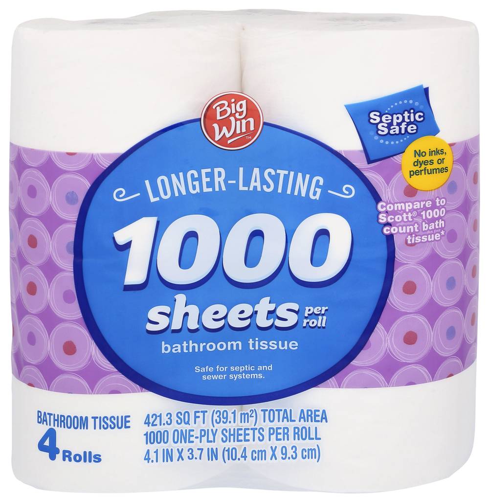 Simplify Bathroom Tissue - 1000 ct, 4 pk
