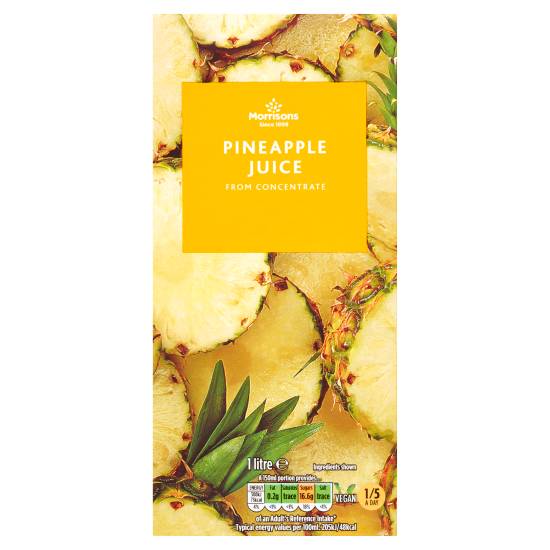 Morrisons Pineapple, Juice From Concentrate (1L)