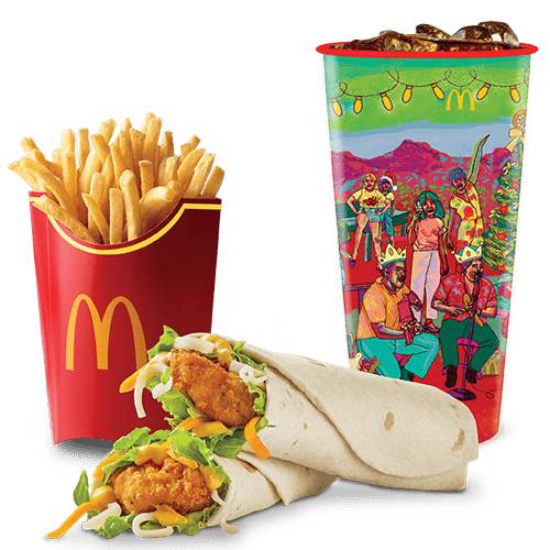 McCombo Grande Crispy Creamy Mustard Snack Wraps