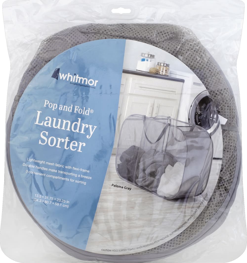 Whitmor Pop and Fold Laundry Sorter