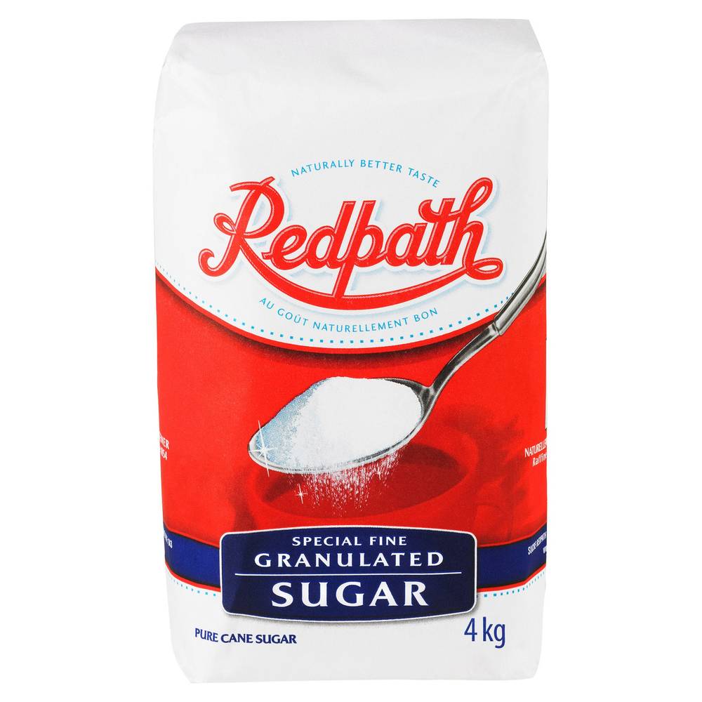 Redpath - Sucre Granulé Spécial Fin, 4 Kg