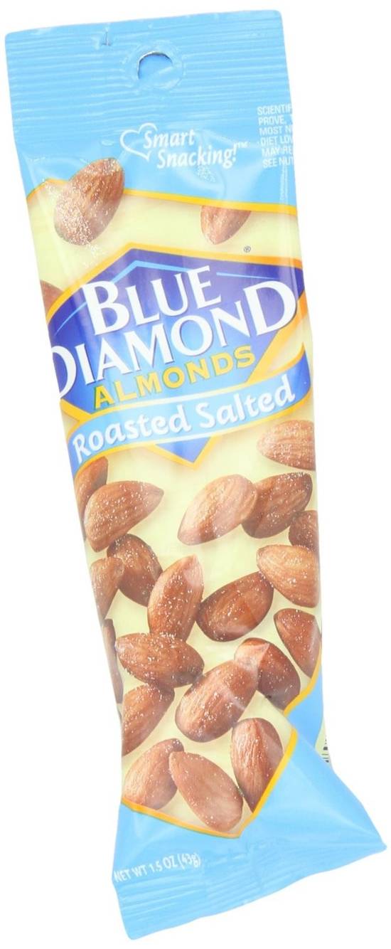 Blue Diamond Almonds Roasted Salted Tube (1.5 oz)