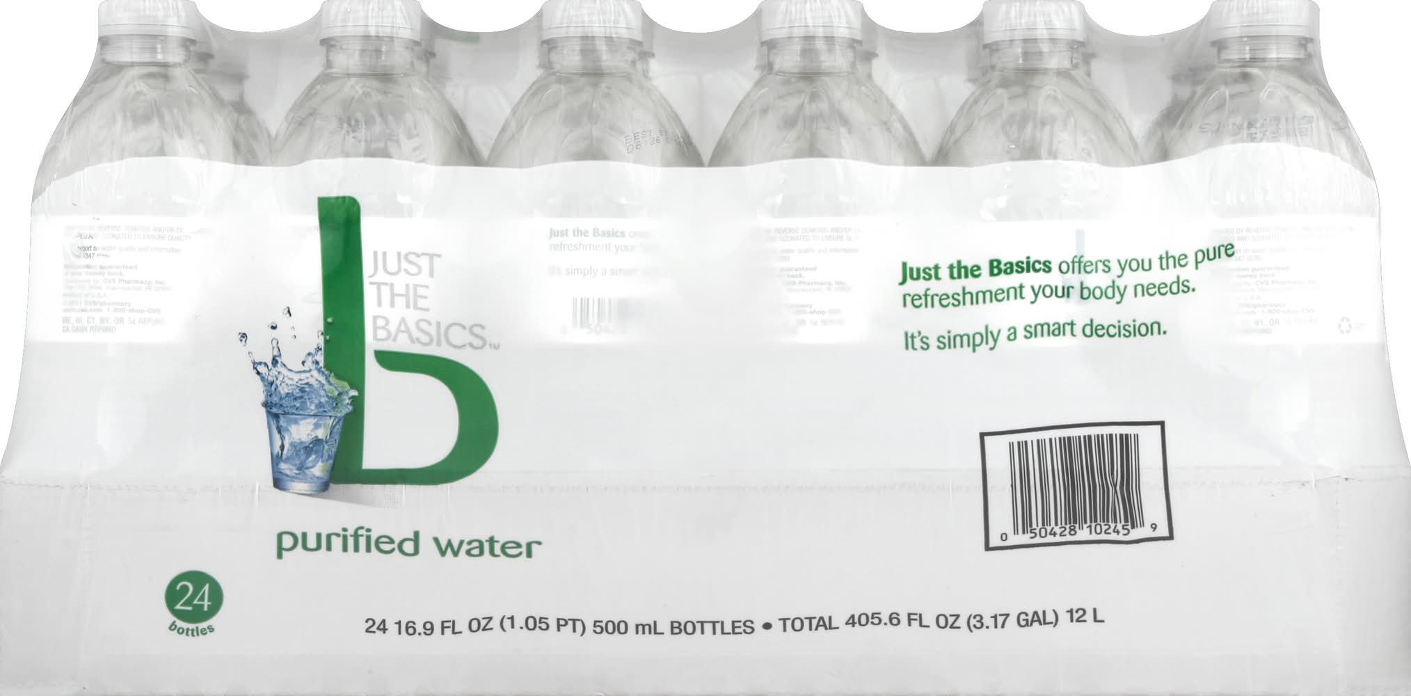 Well Market Purified Water Bottles (24 x 16.9 fl oz)