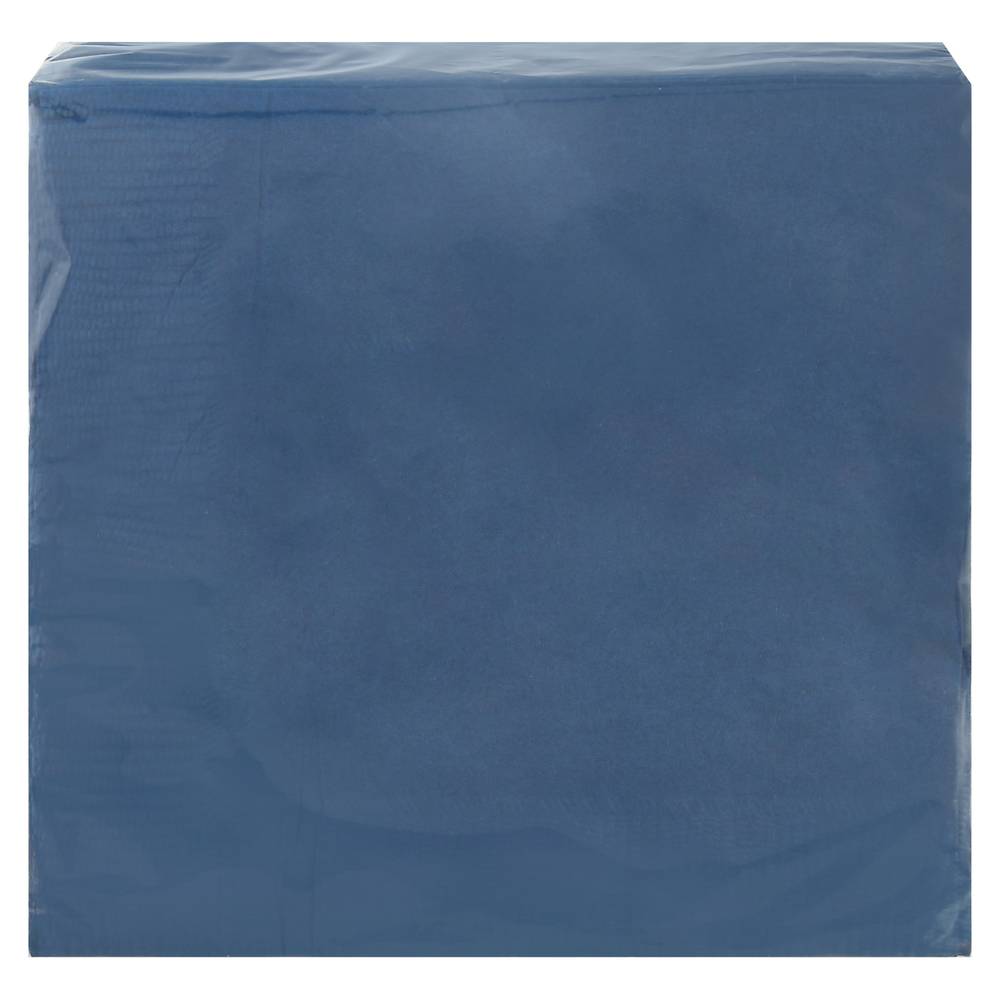 Amscan 2 Ply Bright Royal Blue Beverage Napkins ( 40 ct )