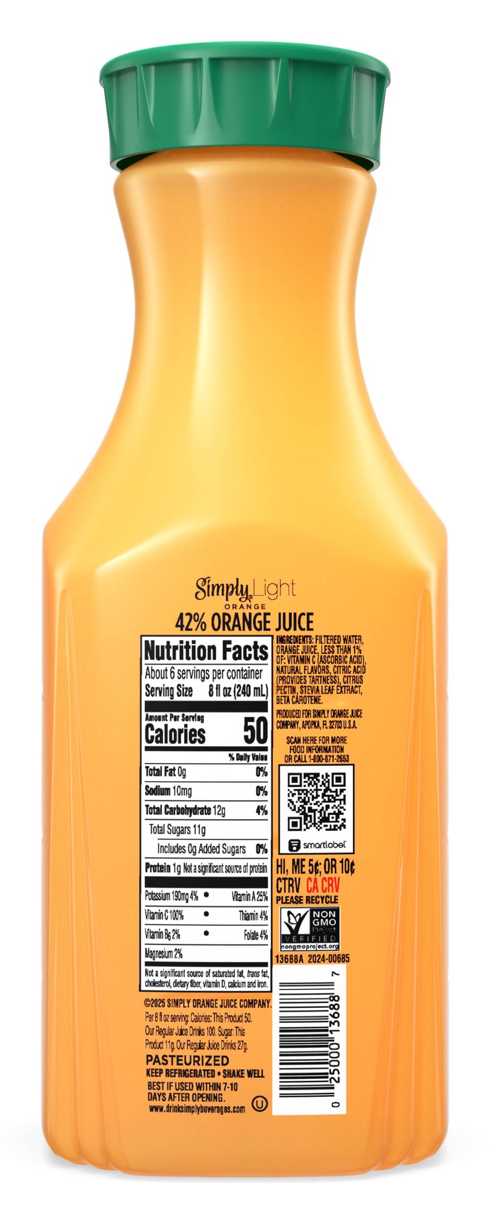 Simply Pulp Free Light Orange Juice (46 fl oz) Delivery Near You