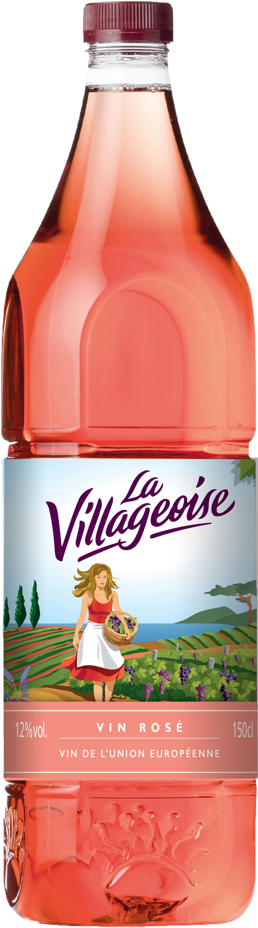 La Villageoise - Vin rosé (1,5L)