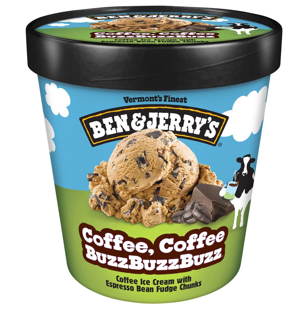 Ben & Jerry's Ice Cream, Coffee Coffee Buzz Buzz Buzz! (473 ml)