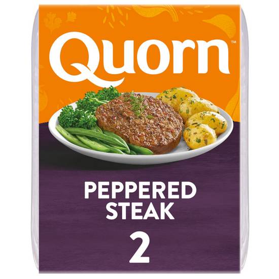 Quorn 2 Peppered Steaks 196g