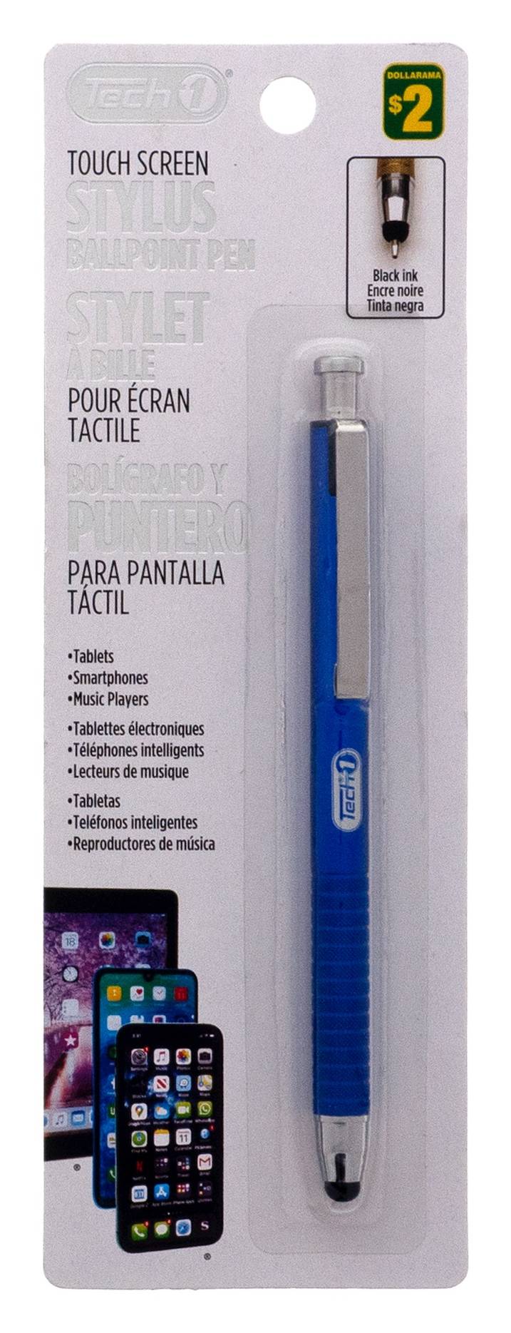Tech1 Touch Screen Ballpoint Stylus Pen