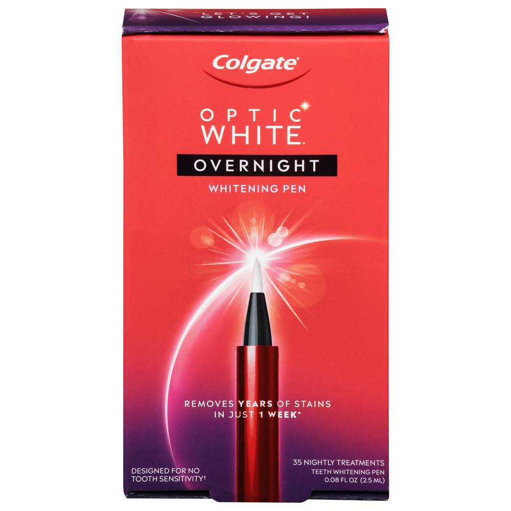 Colgate Optic White Overnight Teeth Whitening Pen (0.08 fl oz)