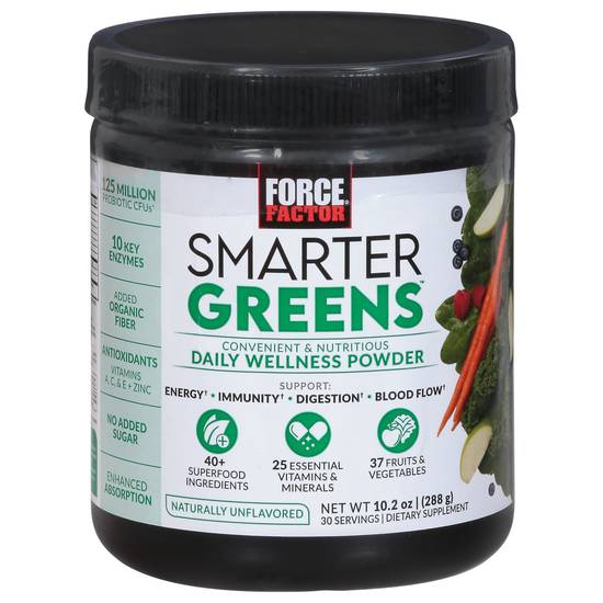Force Factor Smarter Greens Daily Wellness Powder