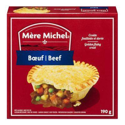 Mère michel pâté au bœuf surgelé (190 g) - frozen beef pot pie (190 g)