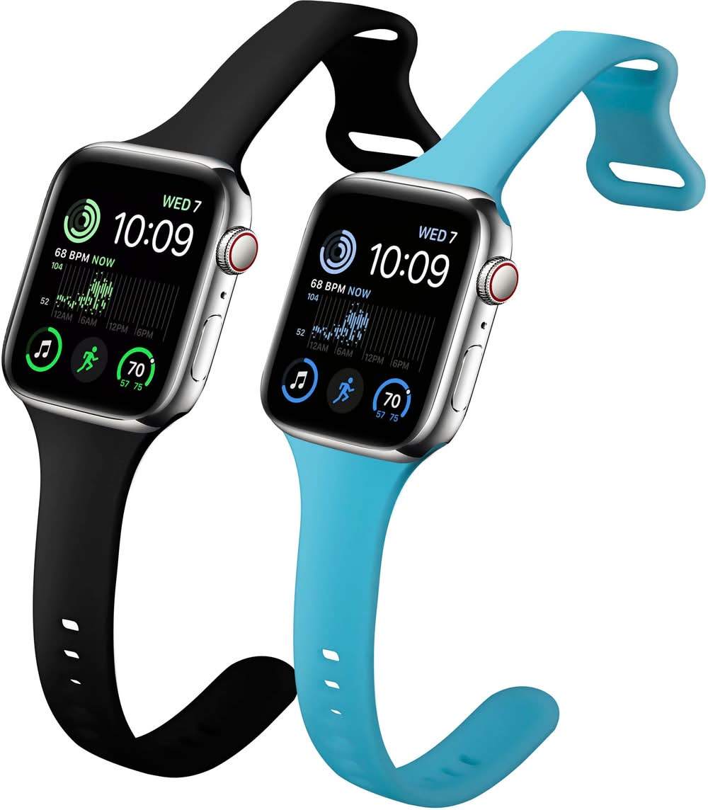 NEXT - Sport Band Watch Strap for Apple Watch 38mm, 40mm, and 41mm - Black