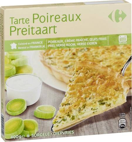 Carrefour - Tarte aux poireaux