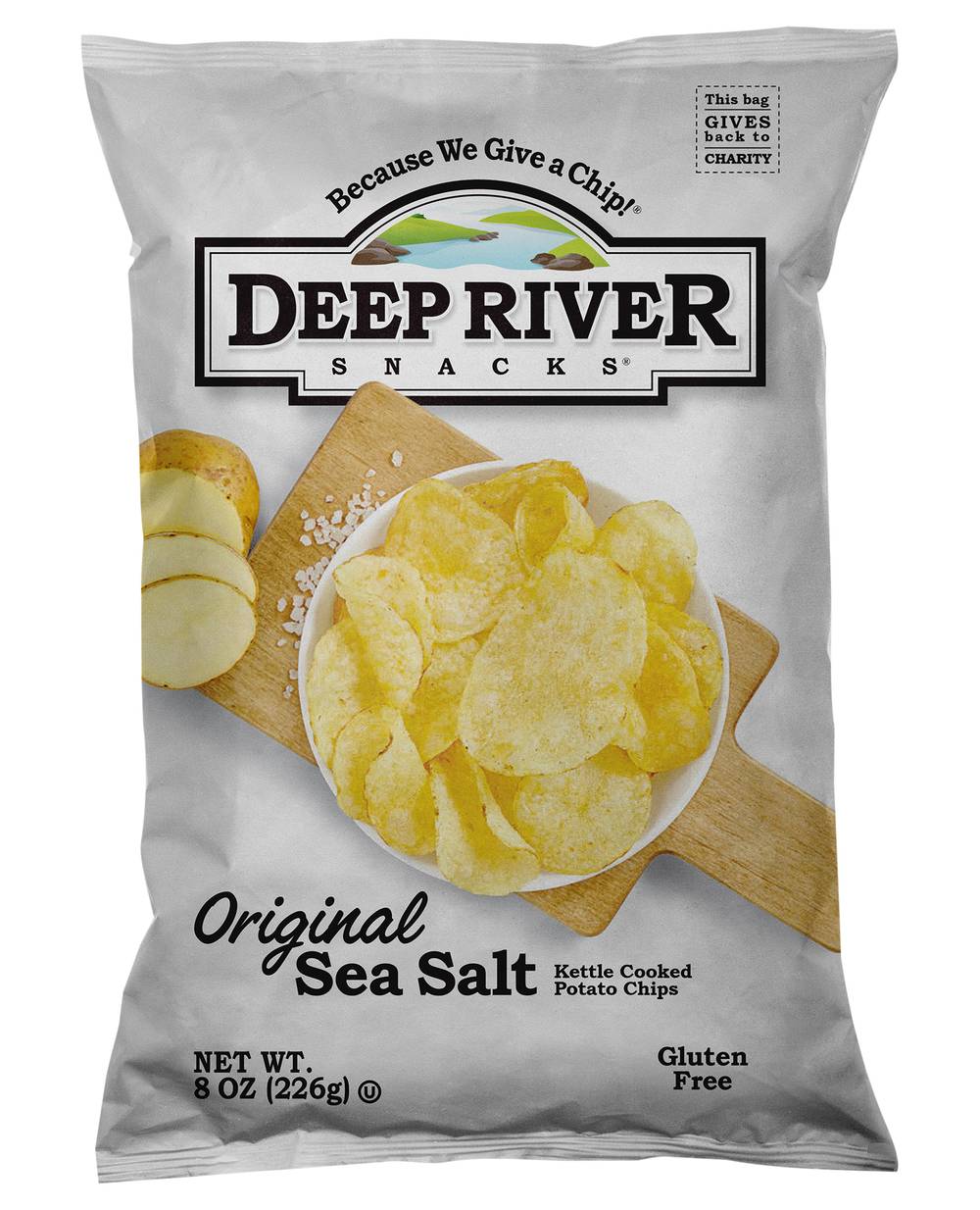 Deep River Snacks Gluten Free Original Sea Salt Potato Chips (2 oz)
