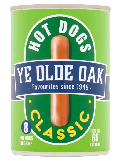 Ye Olde Oak Classic Hot Dogs in Brine (400g)