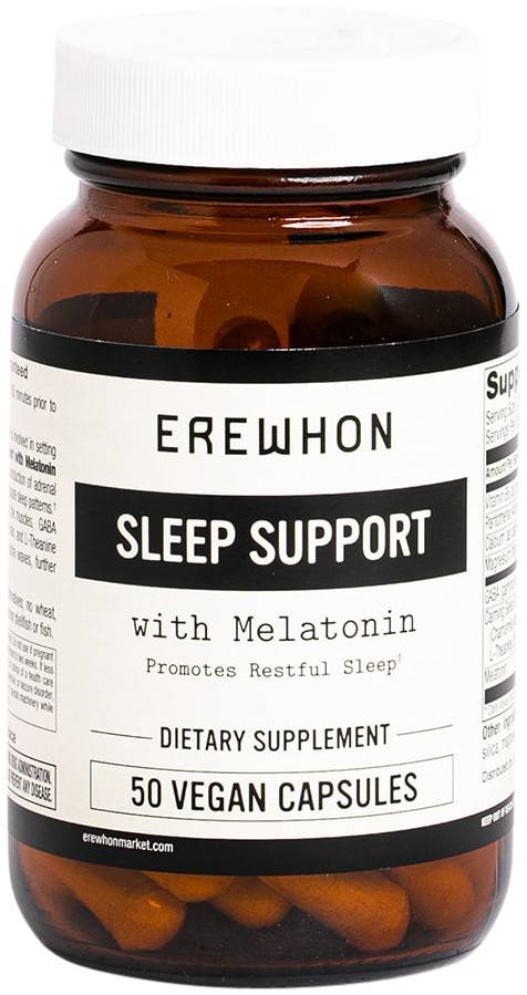 Erewhon Sleep Support With Melatonin Supplement