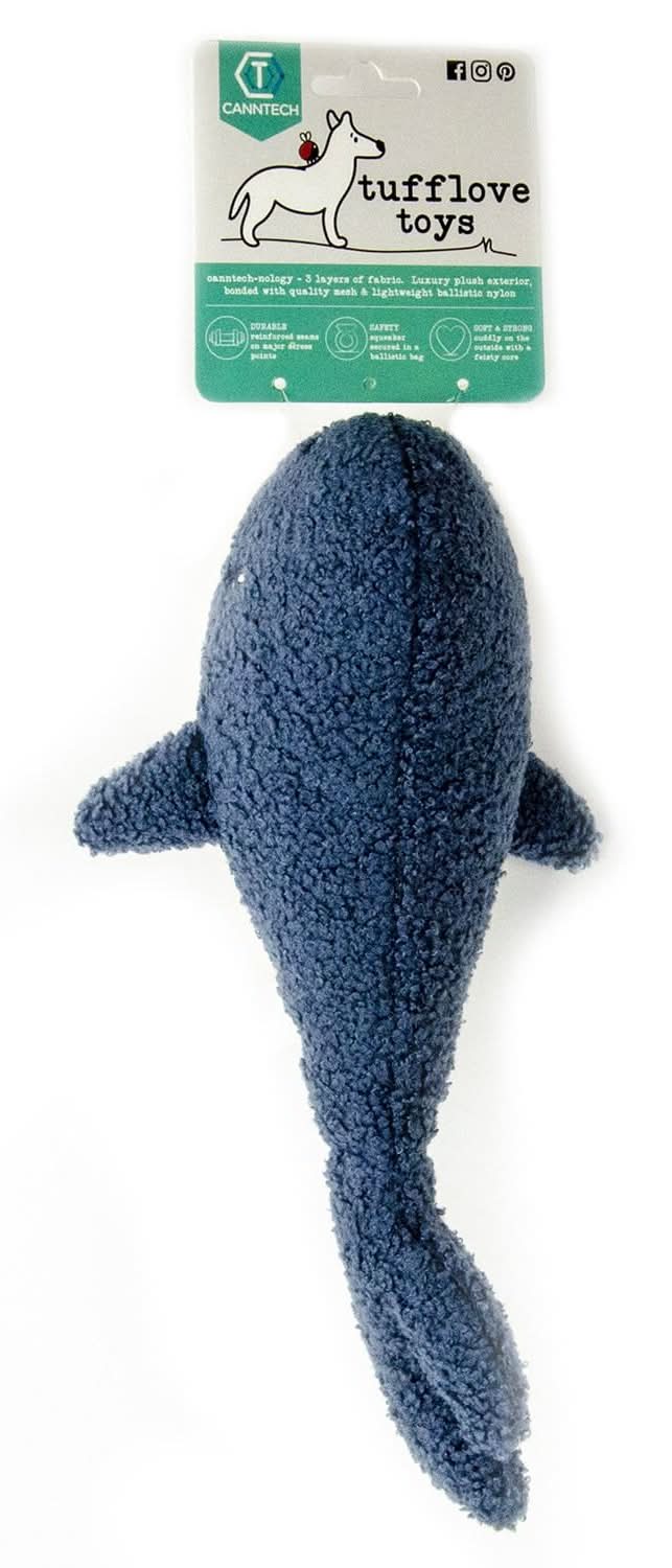 Tuff Love Whale Dog Toy, 1 Medium