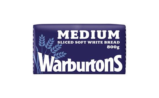 Warburtons Medium White 800g