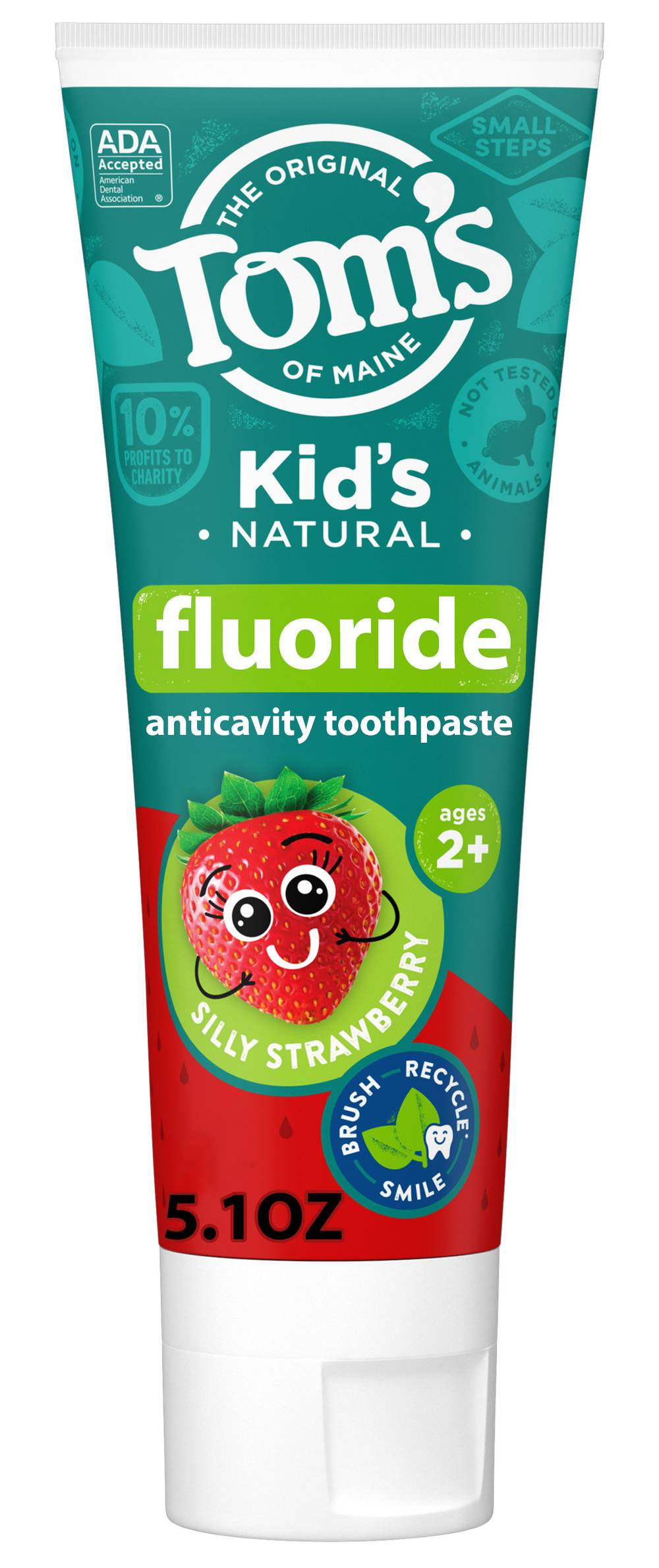 Tom's of Maine Children's Natural Silly Strawberry Toothpaste (5.1 oz)