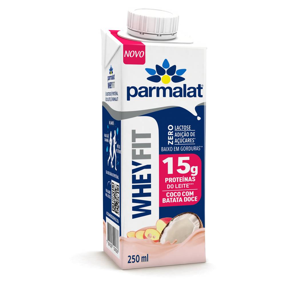 Parmalat · Bebida láctea uht wheyfit 15g zero lactose - Coco Com Batata Doce (250 ml)