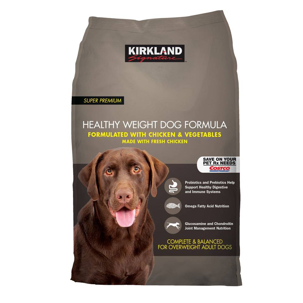 Kirkland Signature Healthy Weight Formula Chicken & Vegetable Dog Food, 40 lbs
