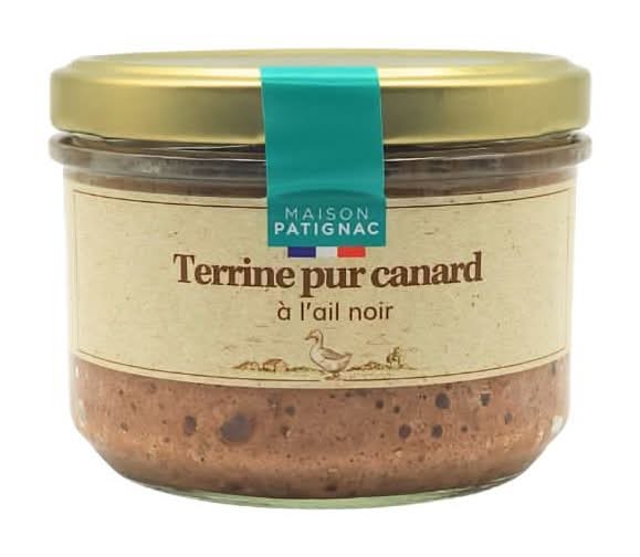Terrine pur canard à l'ail noir (180g)
