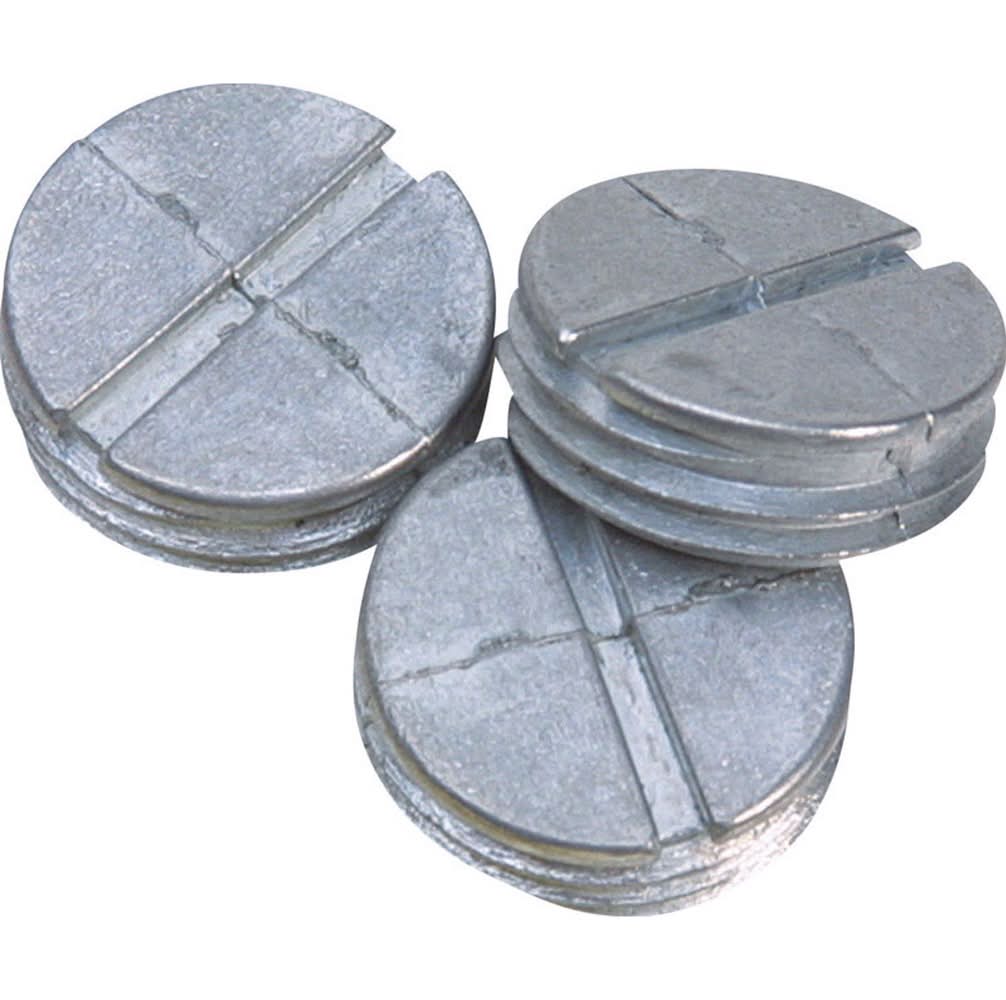 Sigma Engineered Solutions Round Die-Cast Zinc 0.75 In. H X 1/2 In. W Closure Plug