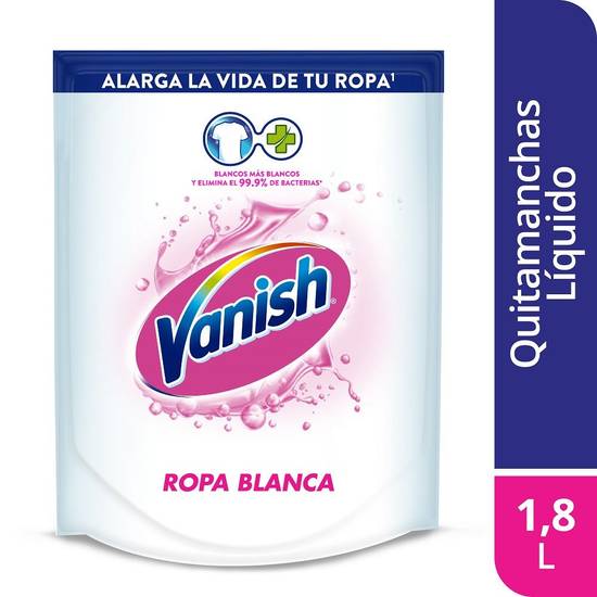 Quitamanchas en Gel Multiuso Vanish Ropa Blanca Doypack 1800 ml - Clean  Queen
