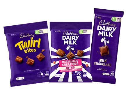 Cadbury Chocolate Trio