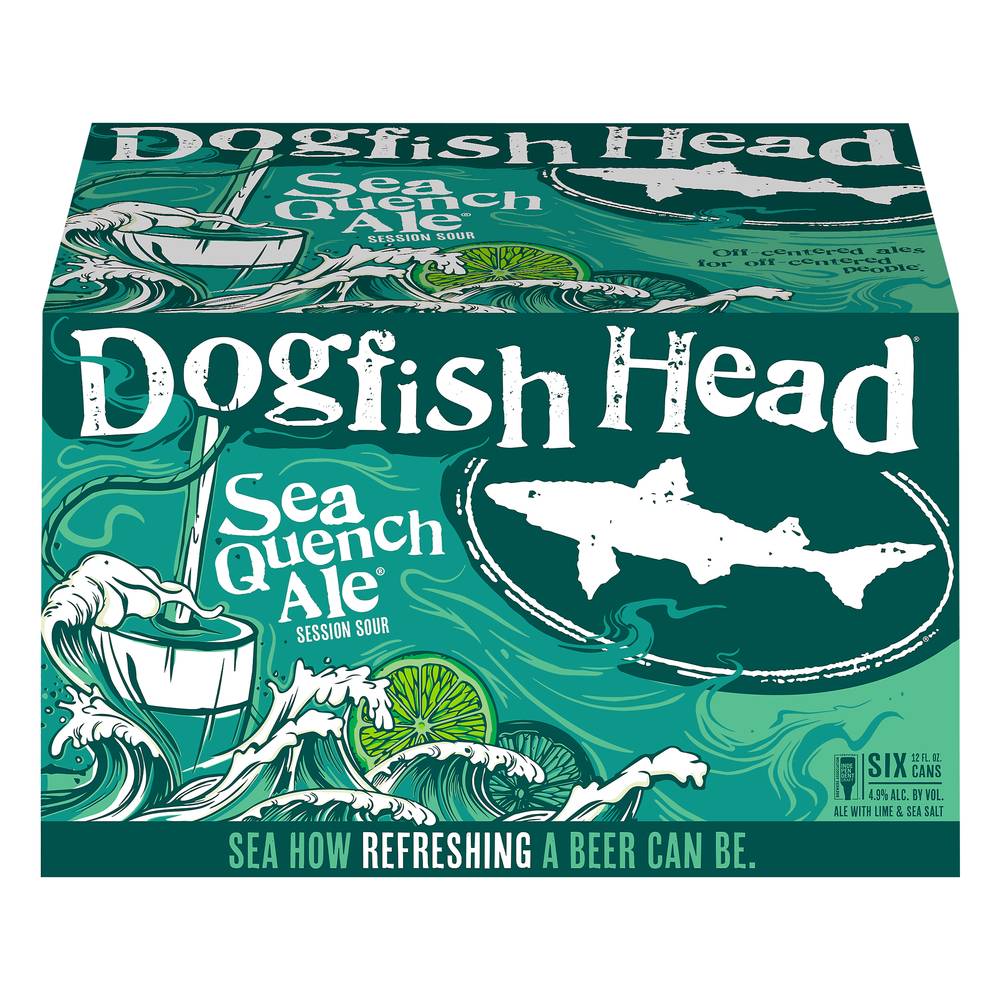 Dogfish Head Session Sour Sea Quench Ale Beer (6 x 12 fl oz)